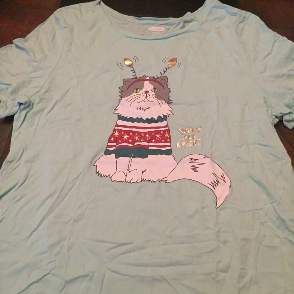Old Navy Christmas Holiday Sleep shirt XL